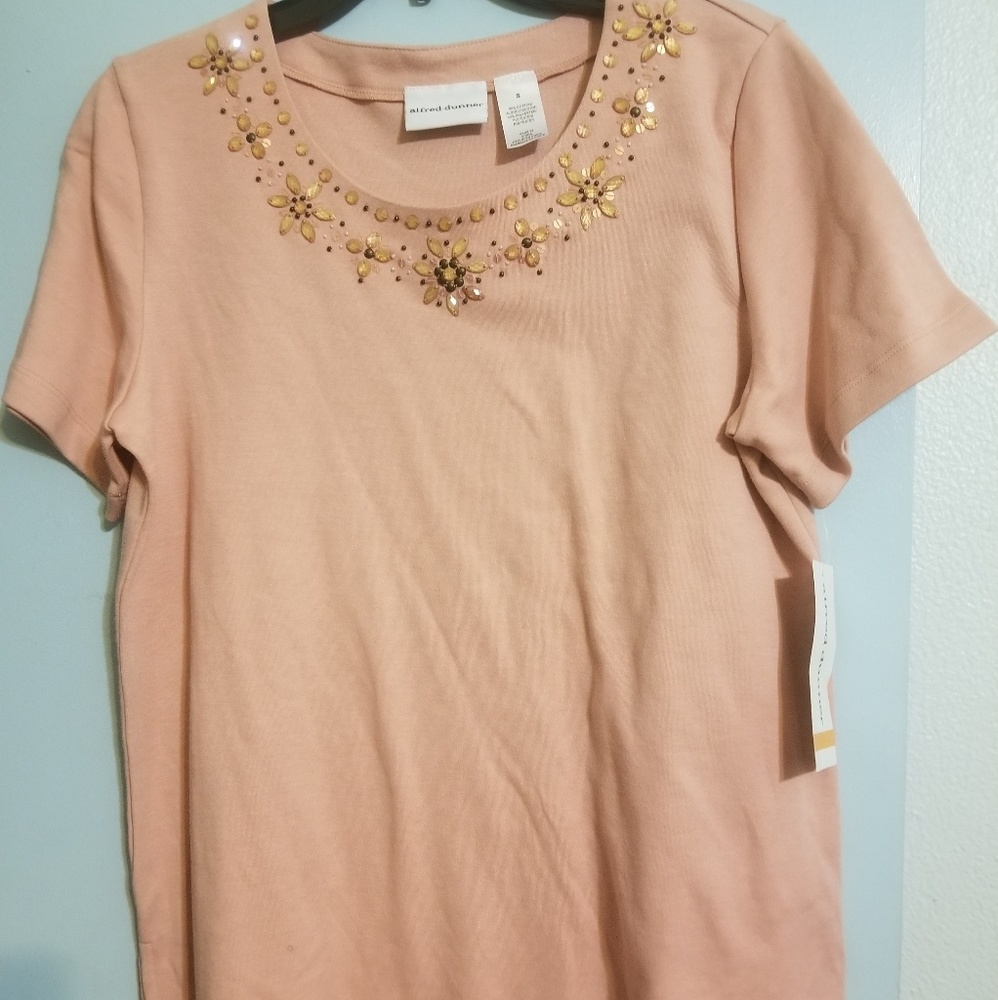 Beaded neck top